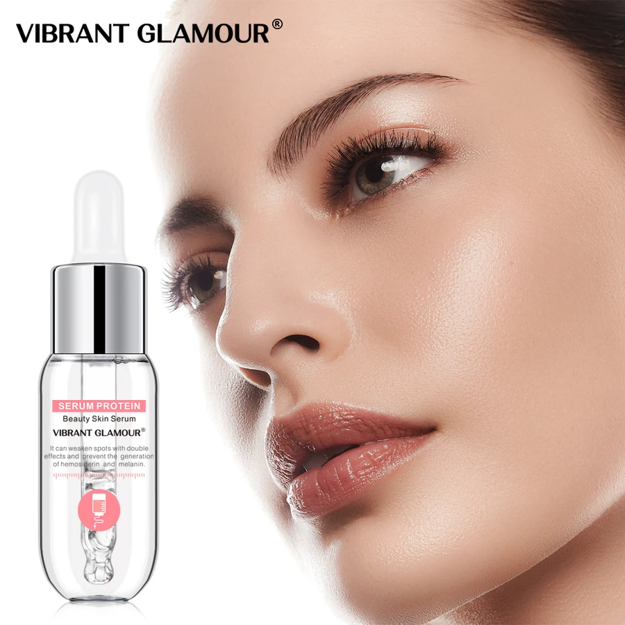 

VIBRANT GLAMOUR Serum Protein Face Serum Anti-Wrinkle Facial Essence Whitening Moisturize Anti-allergy Deep Hydration Skin Care