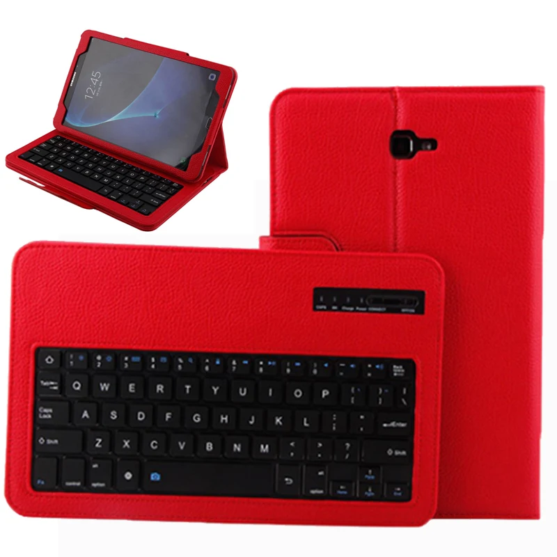 Magnético para Samsung Case com Teclado Capa para Samsung Coque Galaxy T550 T555 Bluetooth Plutônio Removível Case Tab um 9.7