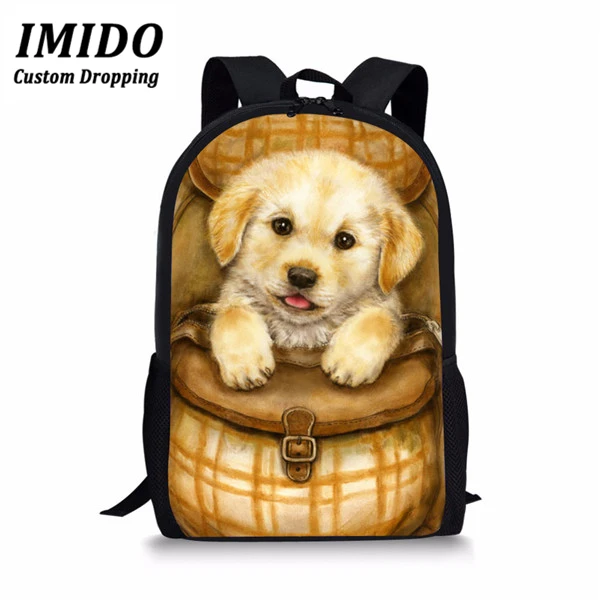 IMIDO Kawaii/школьная сумка с принтом панды для девочек-подростков; Милая школьная сумка для детей; рюкзак для школьников; функциональная сумка для книг; - Цвет: WLL3423C