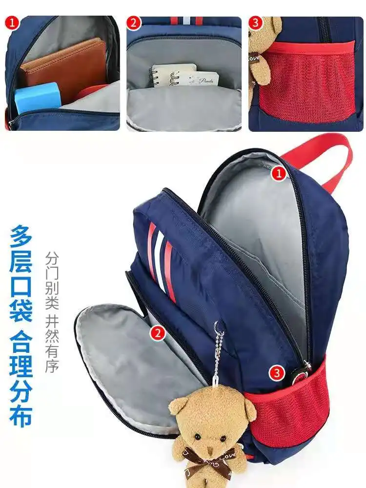 Disney Mickey Kindergarten School Bag For Boys Girls Primary Student Shoulder Orthopedic Backpack Large Capacity Light Mochila