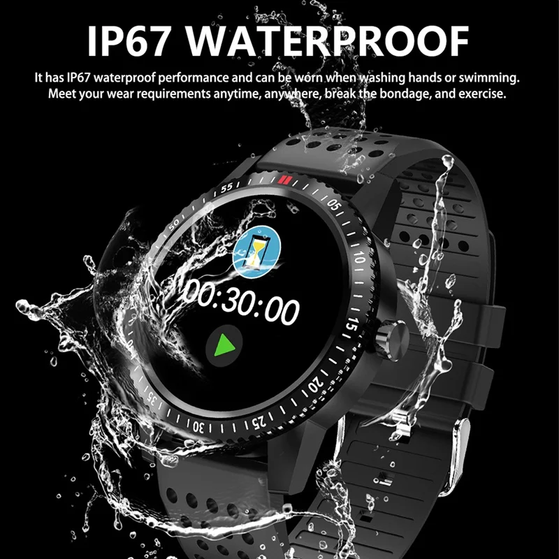 T1 Bluetooth Smart Watch IP67 Heart Rate Blood Pressure Reminder Sports Pedometer Information Reminder Waterproof Smart Bracelet T1 Bluetooth Smart Watch IP67 Heart Rate Blood Pressure Reminder Sports Pedometer Information Reminder Waterproof Smart Bracelet