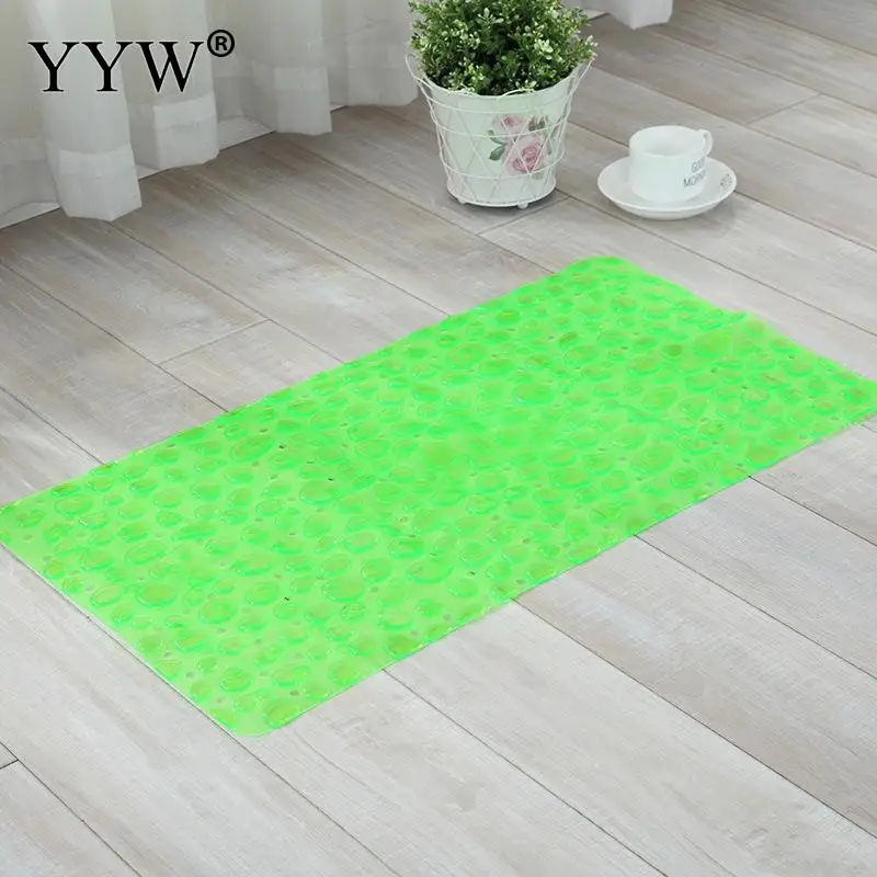 

Pvc Bathroom Mat Anti Slip Tub Bath Shower Bath Tub Mat Carpet Clear Bubble Mat Safety Anti-Slip Bathroom Mat Rug 38x69cm