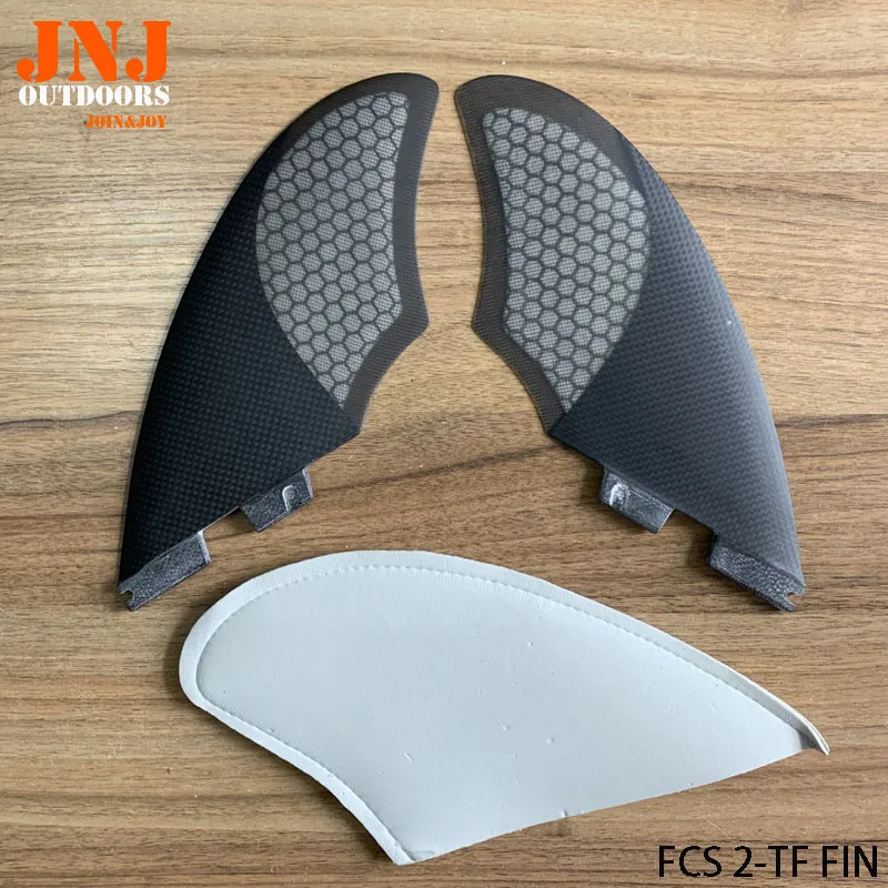 

half carbon FCS II TF surfboard keel fins/ K2 Fcs2 twin fin