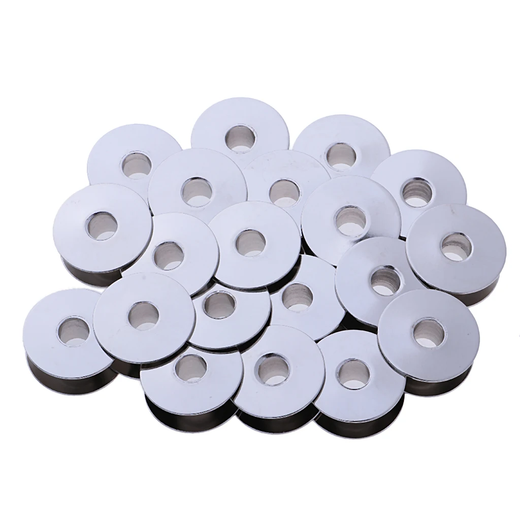 Pack Of 20 Metal Industrial Sewing Machine BobbinS For  Juki Singer