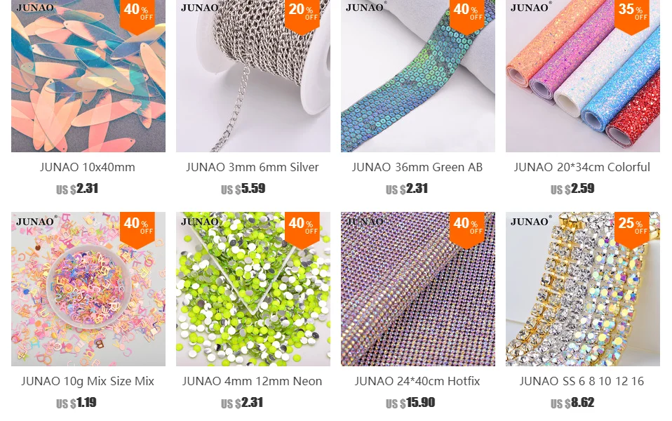 JUNAO 14*22mm Colorful Sewing Sequins Oval Shape Loose Flat Paillettes Sequin Scrapbooking Material For Earring Jewelry Crafts