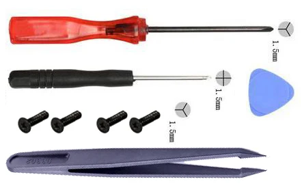 Tool and Screws Сменный 3D Аналоговый джойстик для пальца, палка для переключателя shand, пряжка для переключателя Nitendo, NS NX, Joy-Con, замена, ремонт - Цвет: Tool and Screws