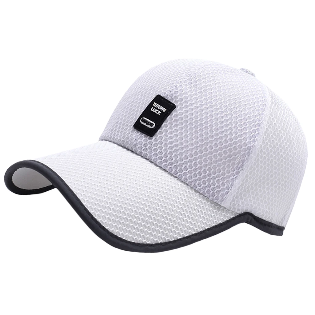 Summer Plain Trucker Mesh Hat Snapback Blank Baseball Cap Adjustable