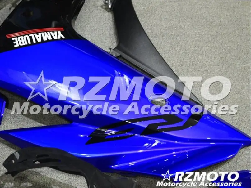 Стиль ABS литьевая форма мотоцикл Обтекатели подходит для YAMAHA R3 R25- 15-19 Кузов Набор на заказ синий черный