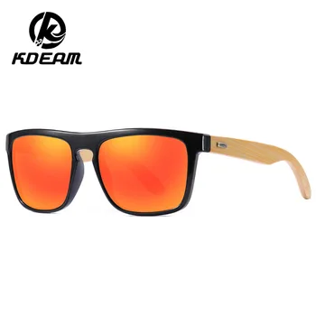 

Bamboo and Wood Mirror Legs Polarized Sunglasses Men and Women Outdoor Driving Anti-glare Mirror Gradient Goggles Polarized