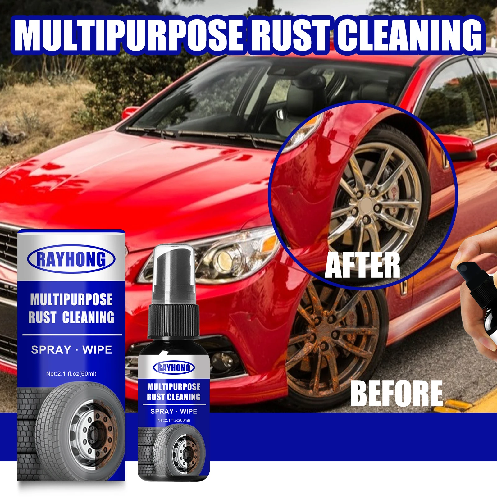 Rust Remover Multifunctional Household Derusting Rust Removal Spray