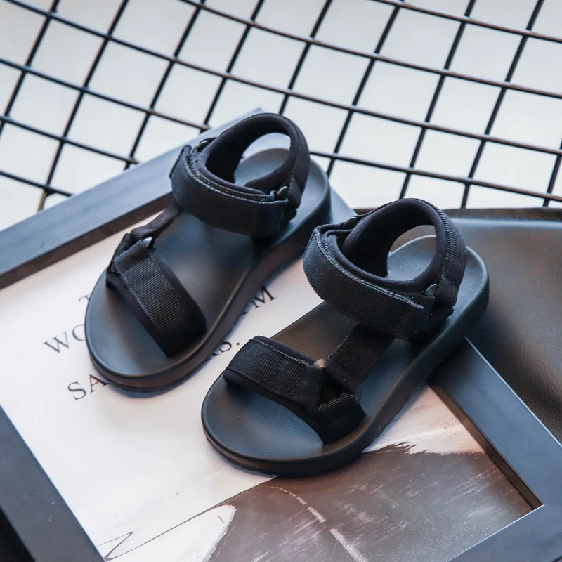 Kid Shoes Summer Style Children Sandals Girls Princess Breath Light  Shoes Kids Flat Sandals Baby Girls Roman Easy Hook Shoes