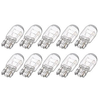 

10pcs W21/5W T20 7443 7440 Signal Light 3800K Halogen Bulb Clear Glass Daytime Running Lights Turn Stop Brake Tail Bulbs