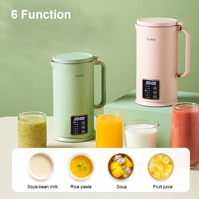 400ml Protable Soybean milk machine cytoderm breaking machine Filter-free Automatic Heating soybean milk Multifunction blender