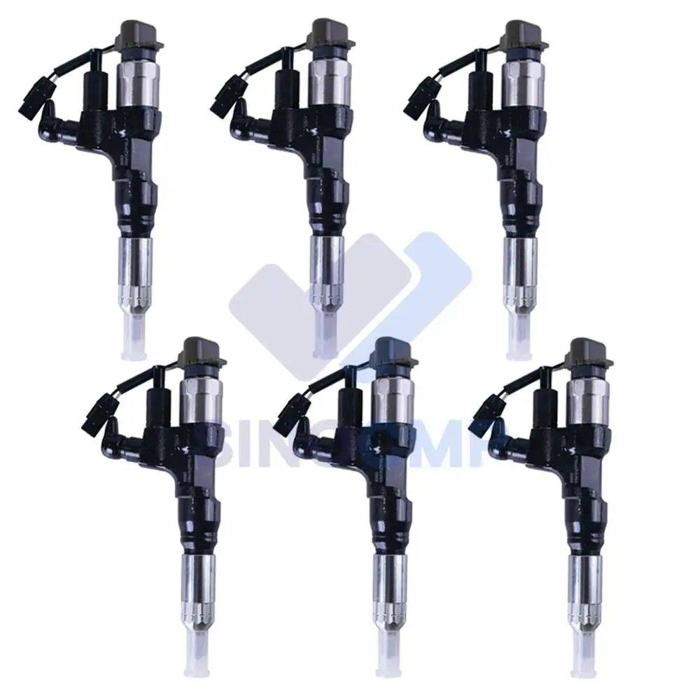 

Топливные форсунки 095000-6592 VH23670E0520 для Hino J08E Kobelco, детали SK350-8, 6 шт.