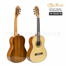Плоская Классическая акустическая гитара 36 39 дюймов Фламенго гитарра 6 струн красная сосновая пицея орех красный свет тела стандартный размер