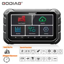 GODIAG-programador GD801 compatible con programación de teclas, kilometraje, ABS, EPB, TPMS, EEPROM, varios idiomas, actualización gratuita en línea, GT100