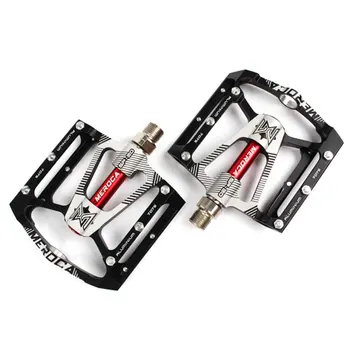 

1pair Replacement Parts Anti Slip Sealed Practical Road Cycling Flat Platform 3 Bearings Aluminum Alloy Bicycle Pedal Footrest