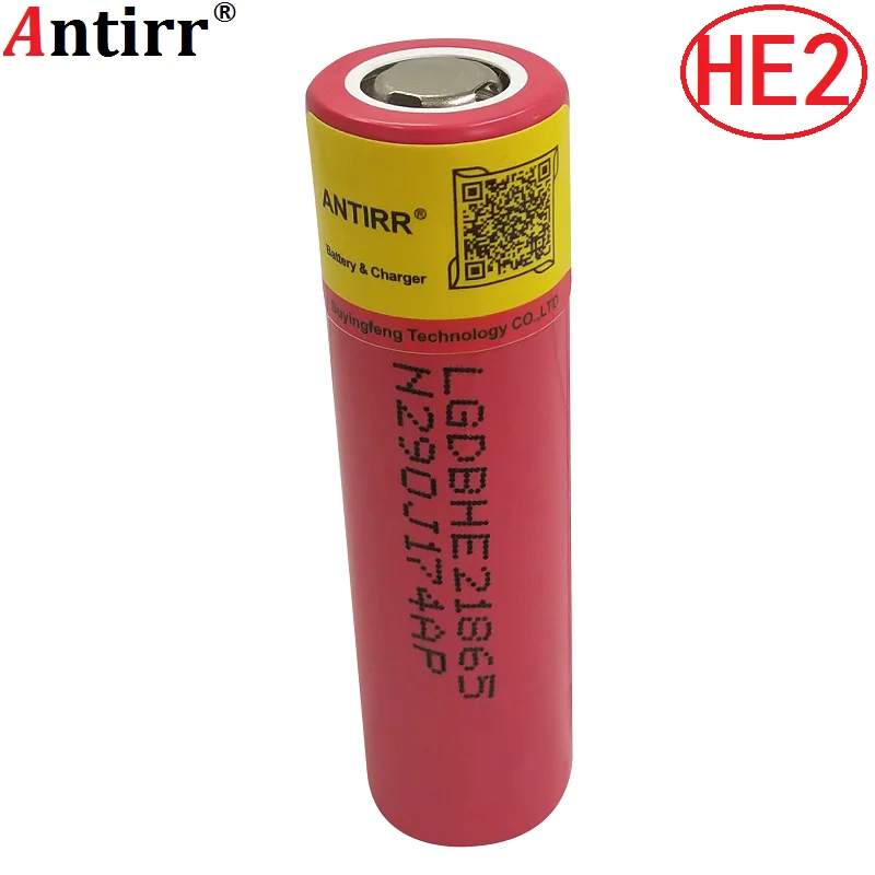 18650 3.6 V 2500 mAh HE2 IMR18650 Rechargeable Powerful battery Max 20A 35A discharge e-cigarette free shipping + box | Электроника