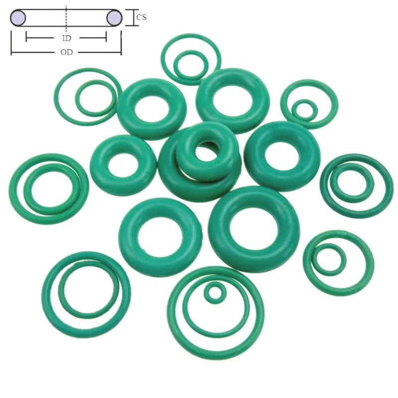 Уплотнительное кольцо из флюоровой резины CS 5 7 мм OD30 245mm Green FKM уплотнительное