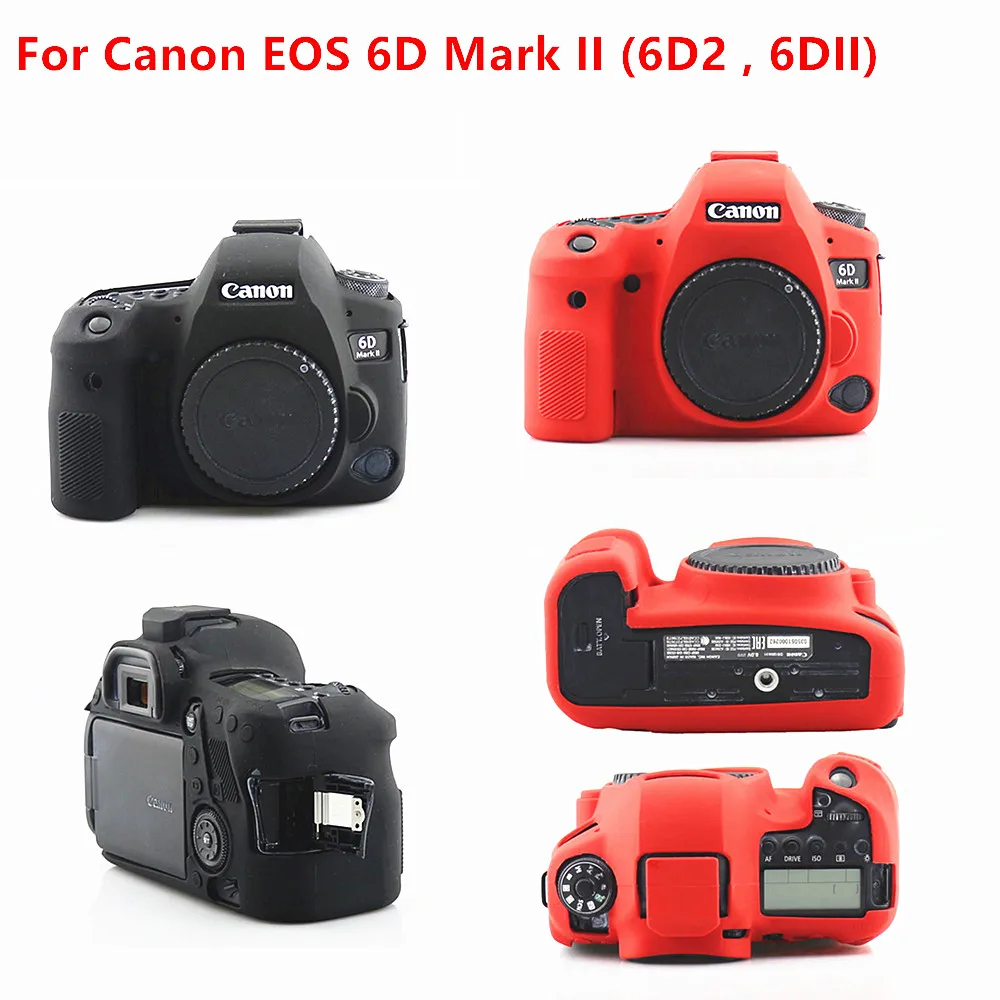 Black Barstool-Cbin Camera Shell Silicone Cover Anti-Skid Protection Case for Canon EOS R Cameras 