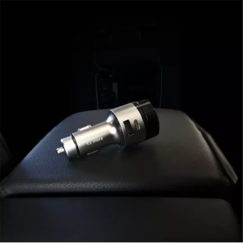  Xiaomi Ez more Smart Bluetooth Car Charger Al Air Control PD Dual Line Fast Charge Bluetooth Music 
