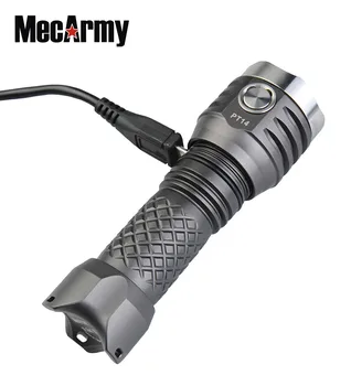 

MecArmy PT14 Ultra Bright 900 Lumens 6 Modes Compact Mini Flashlight USB Rechargeable EDC Flashlight