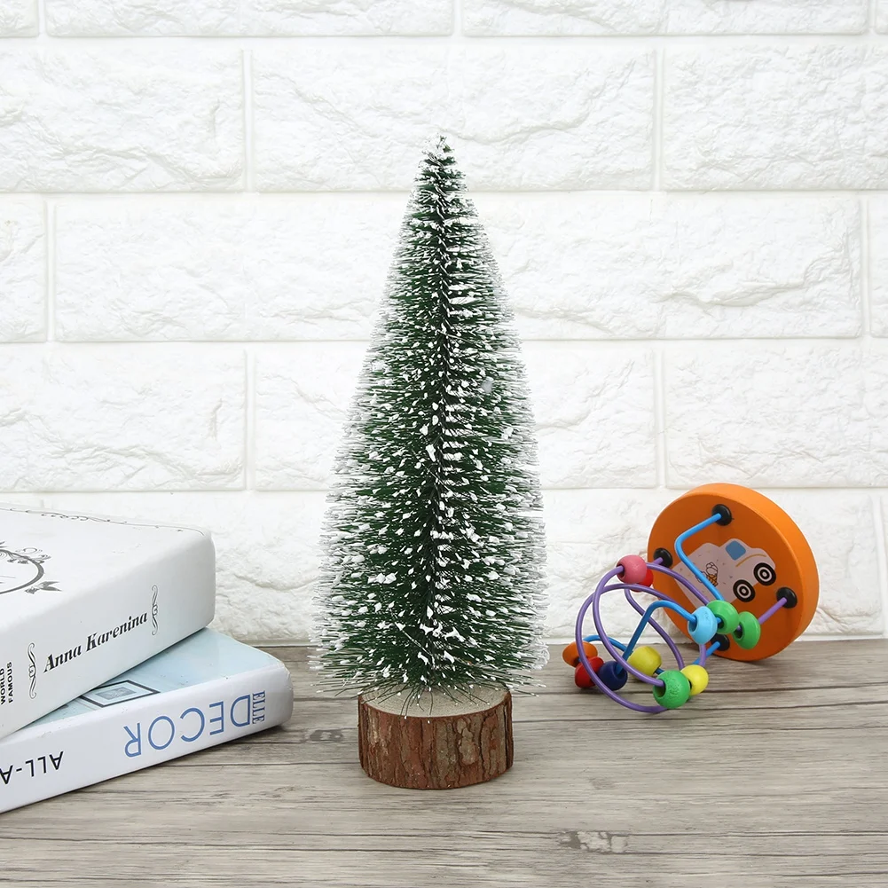 Desktop LED Lights Mini Christmas Tree Decoration Home Xmas Festival Gift Ornament 25CM