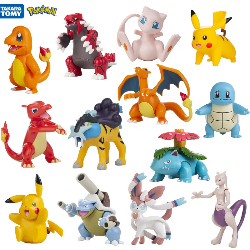 Фигурки Пикачу Mewtwo из м/ф Покемон аниме куклы-модели детские игрушки 5-13 см |