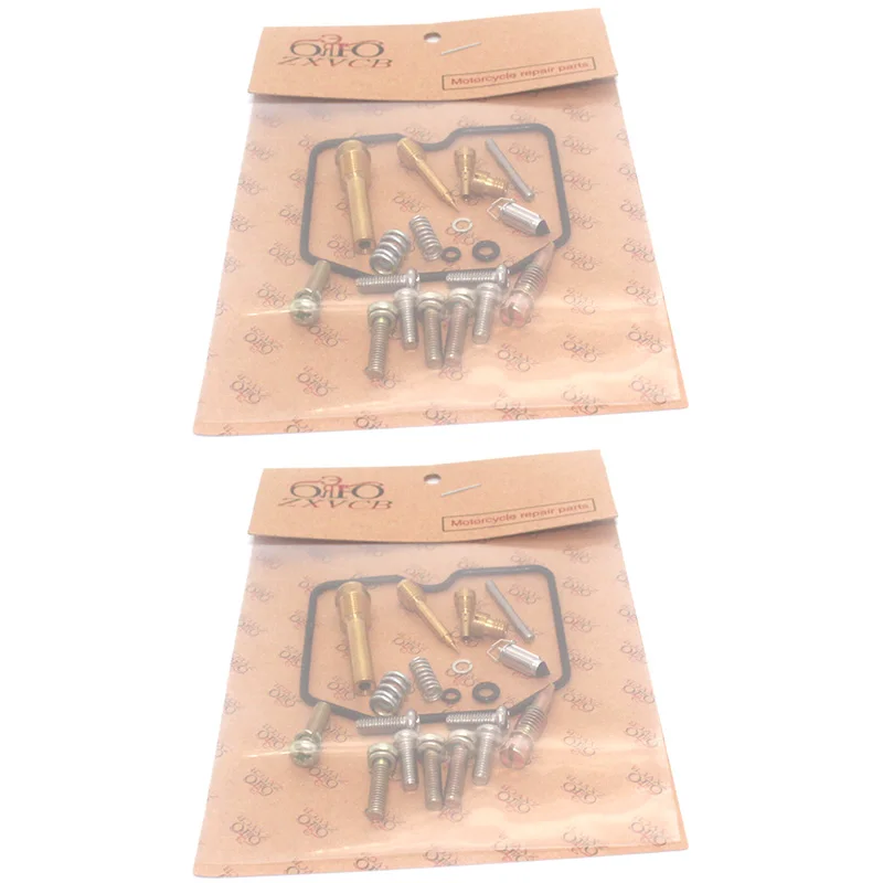 

Carburetor Repair Kit 2 SET For EL 250 250D EL250 Eliminator 1988-1990 1996 250E Air screw