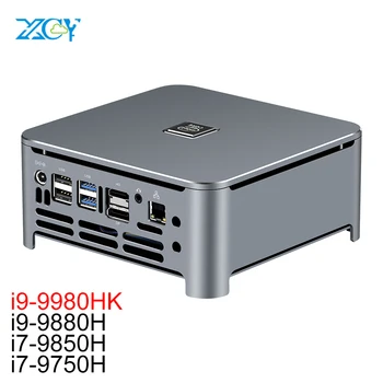 

XCY Mini PC Intel Core i9 9980HK 9880H i7 i5 Processor DDR4 windows 10 Linux Gaming 4K UHD HTPC HDMI 9th Minipc Desktop Computer