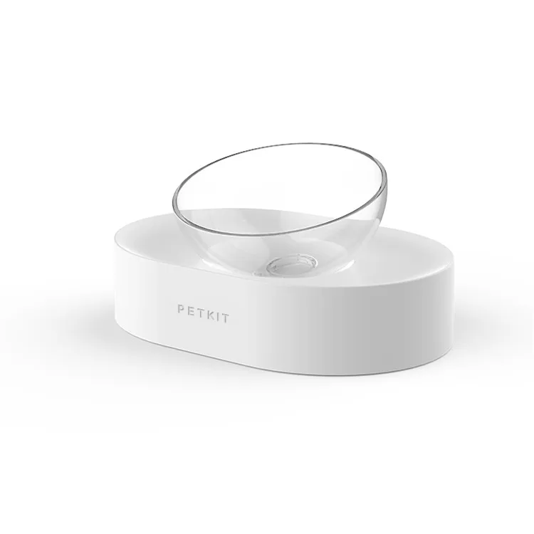 single Xiaomi mijia PETKIT миска для домашних животных миски для кормления регулируемые двойные миски для подачи воды миски для кошек миски для питья от Xiaomi Youpin - Цвет: single