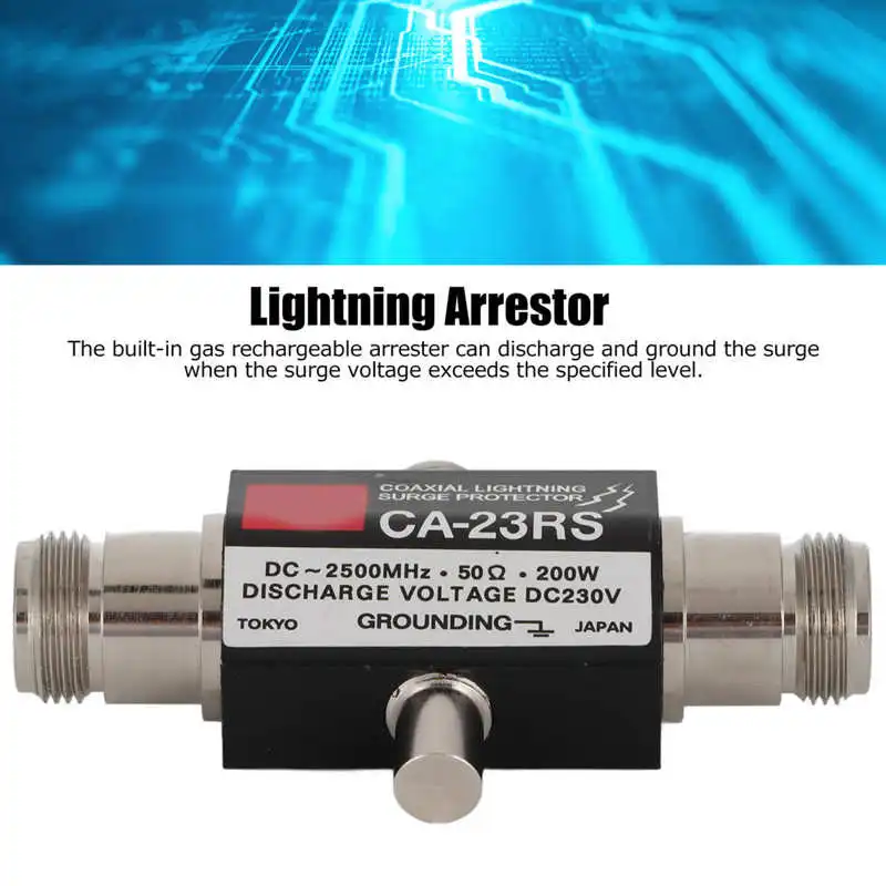 CA-23RS Surge Protector Arrester N Female to N Female Surge Protector