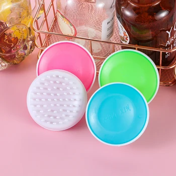 

1pc Scalp Massage Pocket Travel Hair Comb Brush Men Beard Mustache Palm Black Shampoo Comb Styling Tool