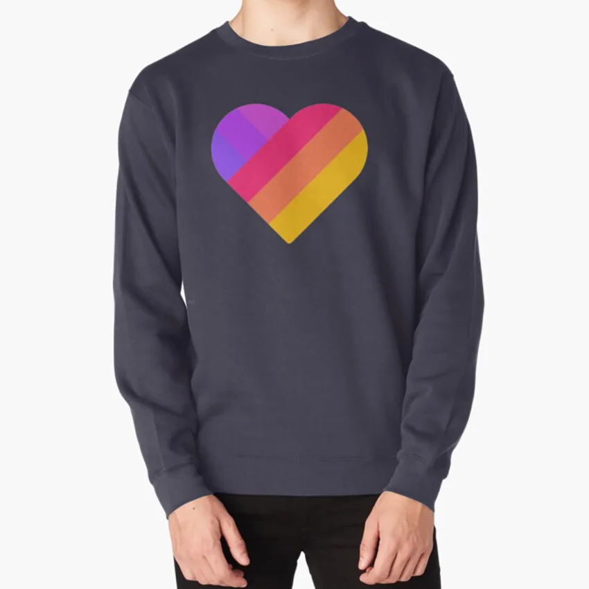 navy-sweatheart Likee футболка для приложения Бестселлер Likee товар likee hear футболка классная футболка забавная футболка Радуга Бестселлер likee tee - Цвет: navy-sweatheart
