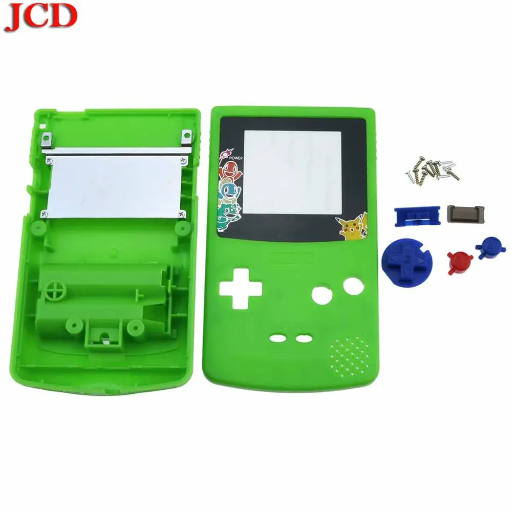 No16 JCD полный корпус оболочка Крышка для nintendo на запчасти для Gameboy DIY игра футляр для GBC Ремонт Часть корпус оболочка Пакет - Цвет: No16