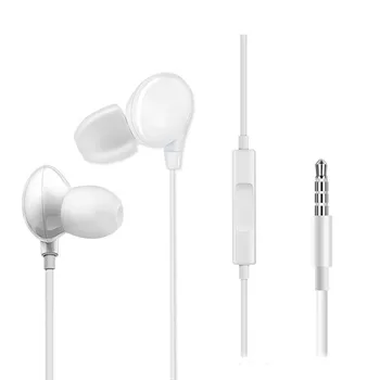 

2020 New Sport Earphone Wholesale Wired Super Bass 3.5mm Crack White Music Headset Earbuds With Microphone Hands Free for Xiaomi