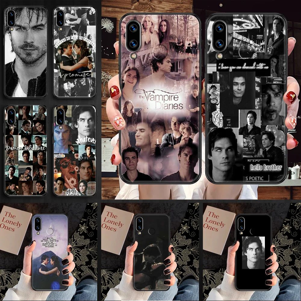 Чехол для телефона с дневниками вампира Деймона Сальваторе Huawei Honor 6 7 8 9 10 10i 20 A C X