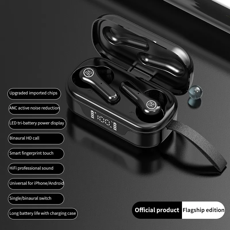 Bluetooth V5.1 Беспроводная игровая гарнитура с микрофоном спортивные