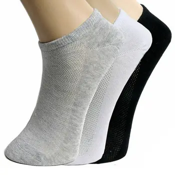 

Men Ankle Socks Summer Low Cut Crew Casual Sport Soft Cotton Blend Socks