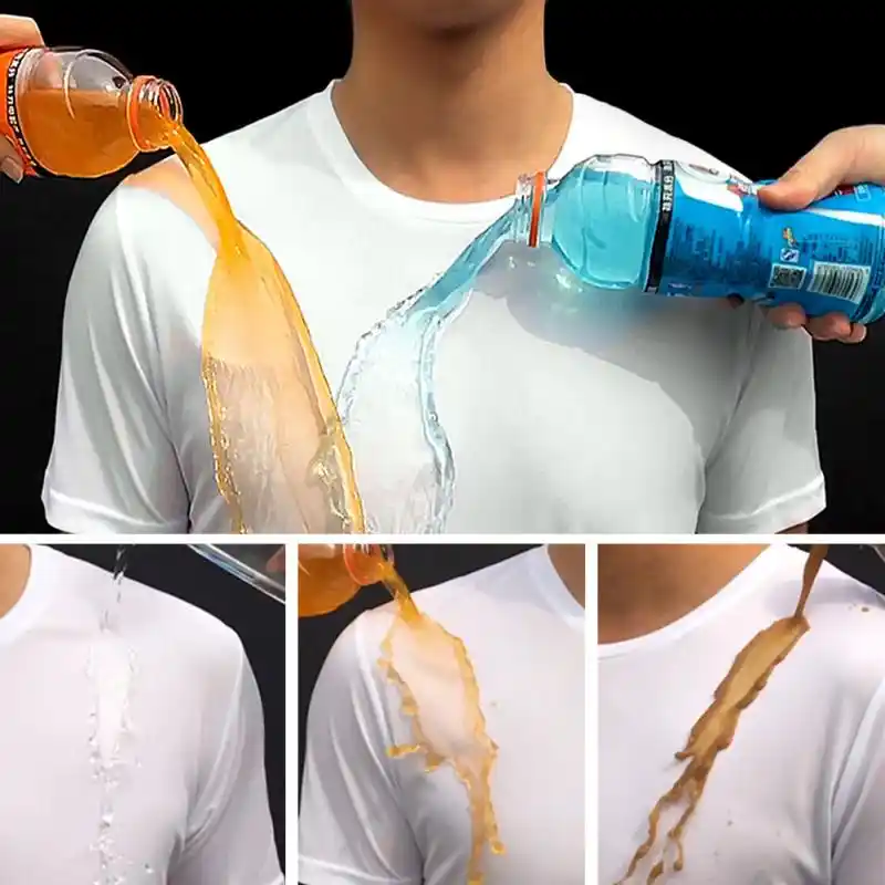 Breathable Dirty Men T shirt Creative Hydrophobic Waterproof Anti ...