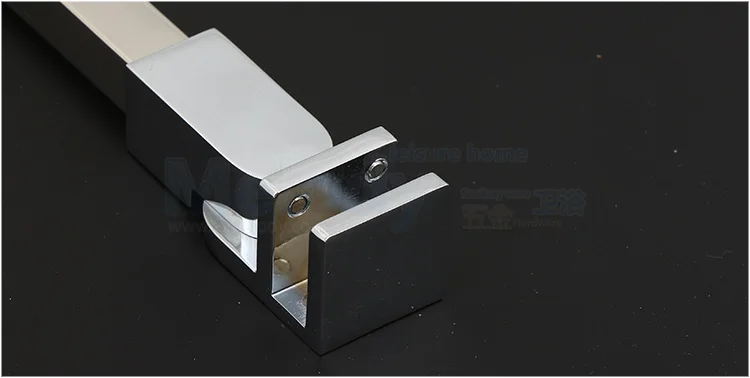 1PCS Stainless steel Shower Glass door fixed rod/clip,Bathroom glass support bar,length 40/60/70cm(LG002