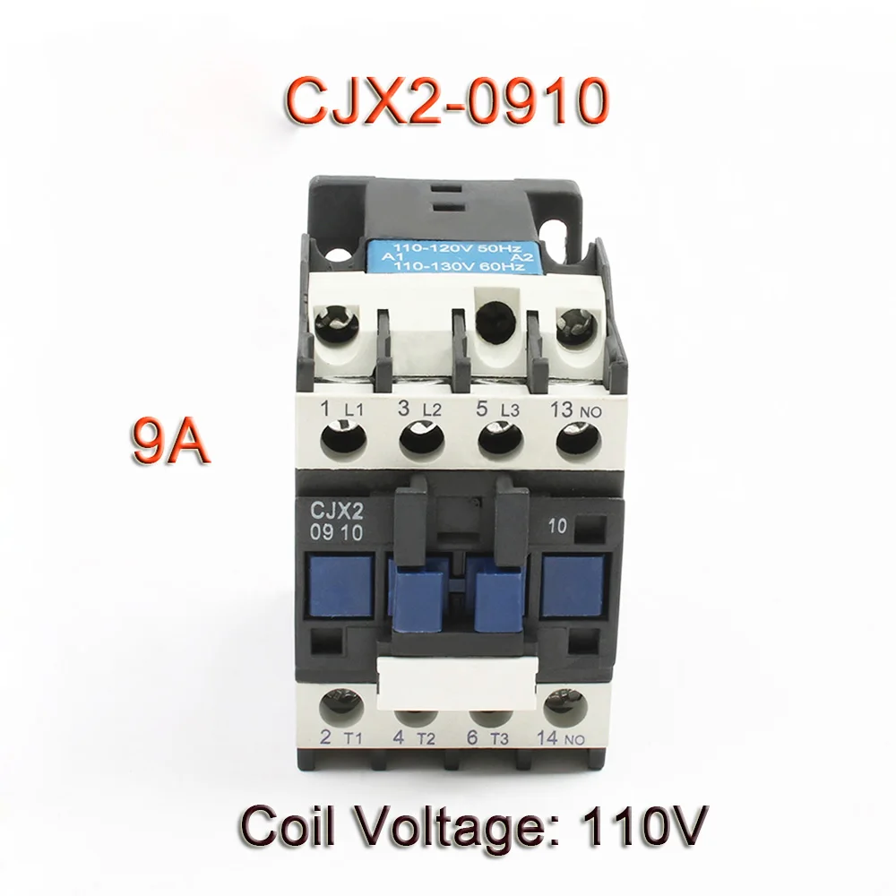 CJX2,CJX2-0910 LC1 CJX2-0910 CJX2-1210 CJX2-1810 380v 9a ac contactor 380V AC 9A /12A/18A 50 HZ/60HZ 220V 110V orginal - Цвет: 0910-110V