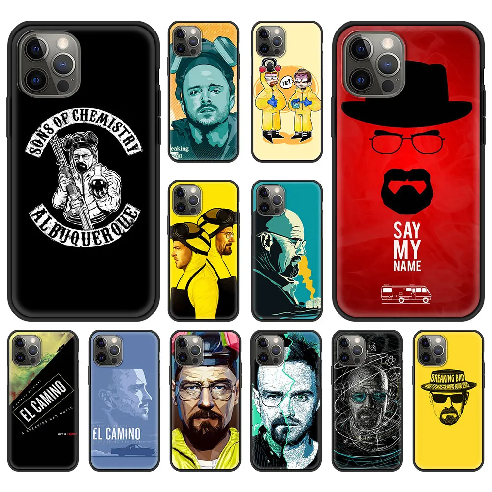 Popolare Serie Tv Breaking Bad Case Per Iphone 15 13 14 11 12 Pro Max Cover Per Iphone 7 8 Plus Se X Xr Xs Luxury Shell