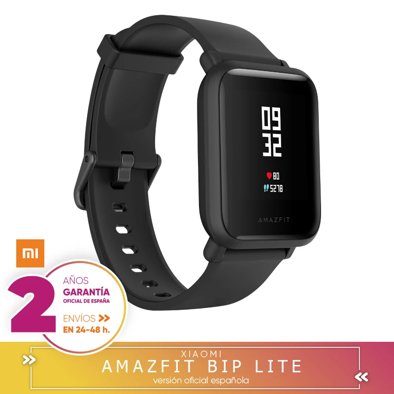 Xiaomi Huami Amazfit Bip Lite Smartwatch 3ATM Resistente al agua 45 días en espera 1,28 pulgadas Pantalla táctil Bluetooth 4,1