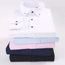 Модная мужская деловая одежда с длинным рукавом для работы, рубашки Camisa, яркие цвета, чистый хлопок, дышащий костюм, базовые костюмы, ткань