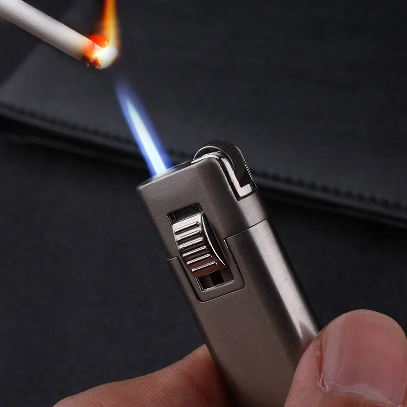 

Long Strip Torch Turbo Lighter Windproof Grinding Wheel Metal Gas Lighter Portable Spray Gun Fixed Fire Cigarette Cigar Lighter
