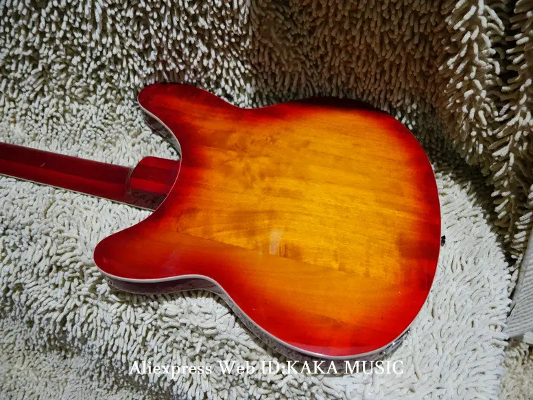 Cherry Burst 3 звукоснимателя электрогитара 12 струн гитара