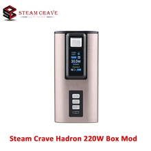 Паровой мод Hadron 220 в коробке с чипом Yihi SX490 мощность от 21700 аккумулятора Макс 200 Вт огромная мощность мод против Drag 2/титановый мод