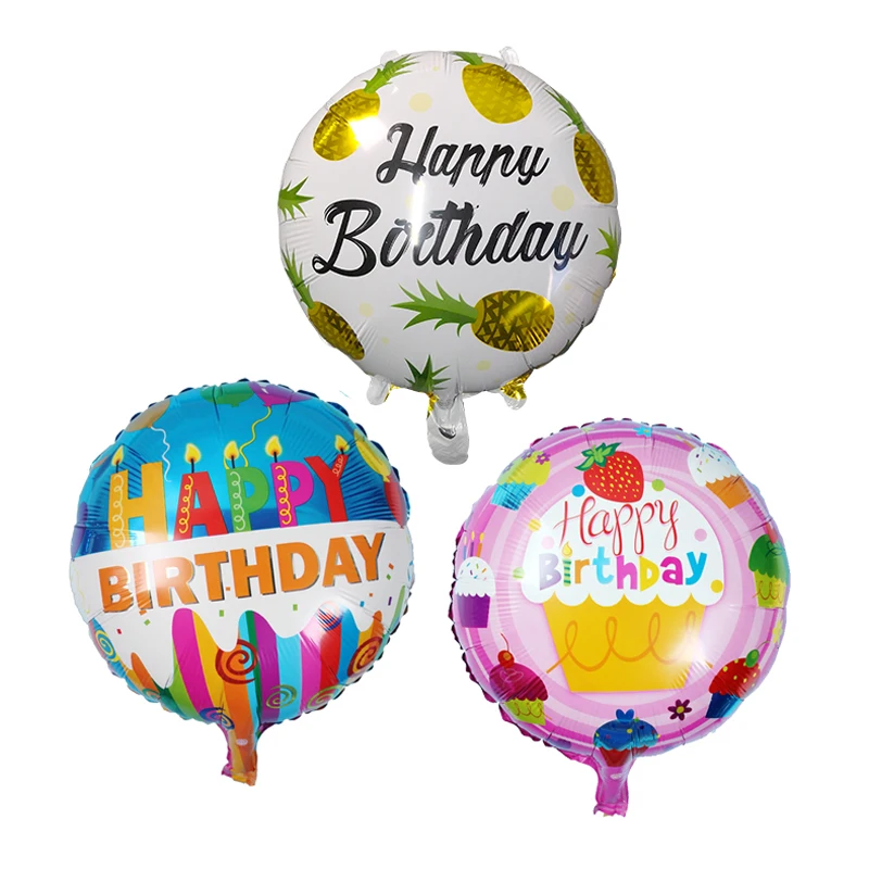 2020 украшения для вечеринки в честь Дня Рождения Детский круглый воздушный шар