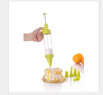 

Flower gun Cream foamer Cookie Mould Gun Framed Household Accessories flower nozzleBaking Tools